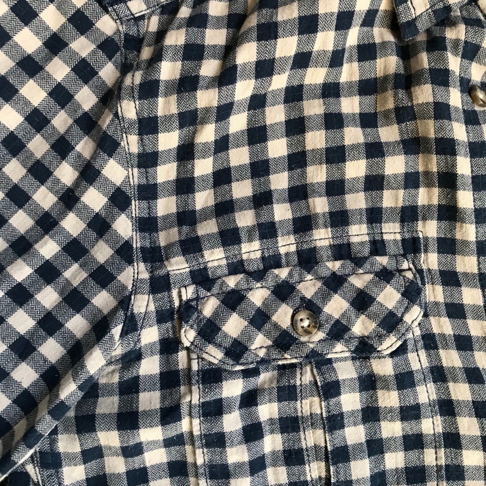 H&M Checkered Button Up - Picture 3 of 3